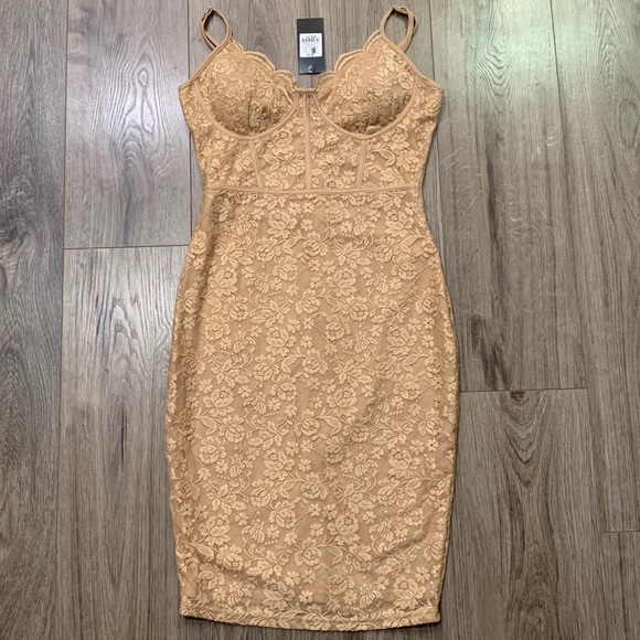 None Dresses & Skirts - Bustier Bodycon Dress NWT